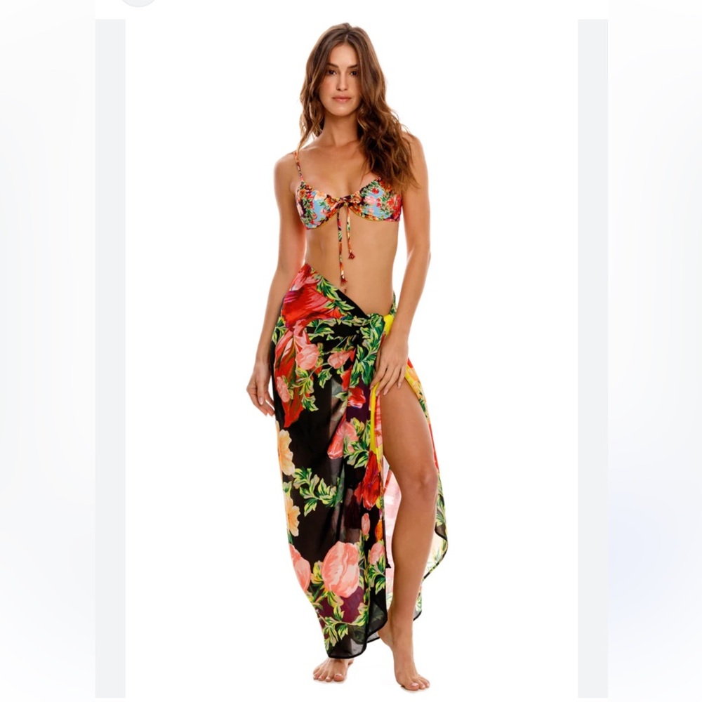 Agua Bendita Dawn Marine Pareo - New with Tags